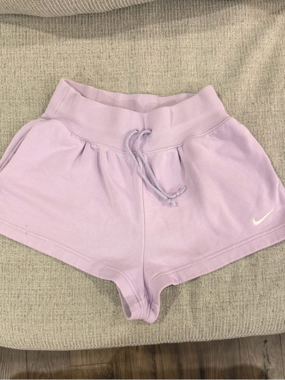 Nike Women's Light Purple Athletic Lounge Shorts